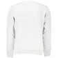 Elegant Cotton Crewneck Sweatshirt in White - SEHABRANDS