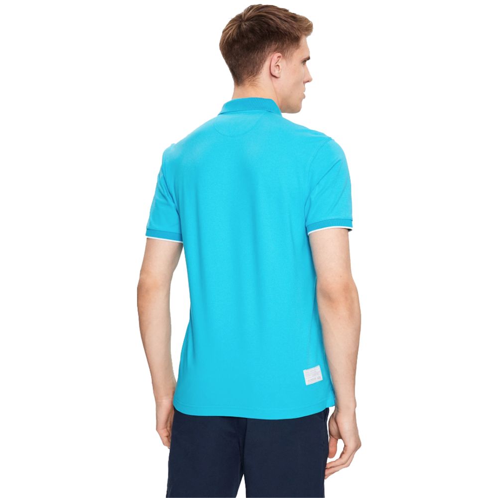 Elegant Stretch Cotton Pique Polo Shirt - SEHABRANDS