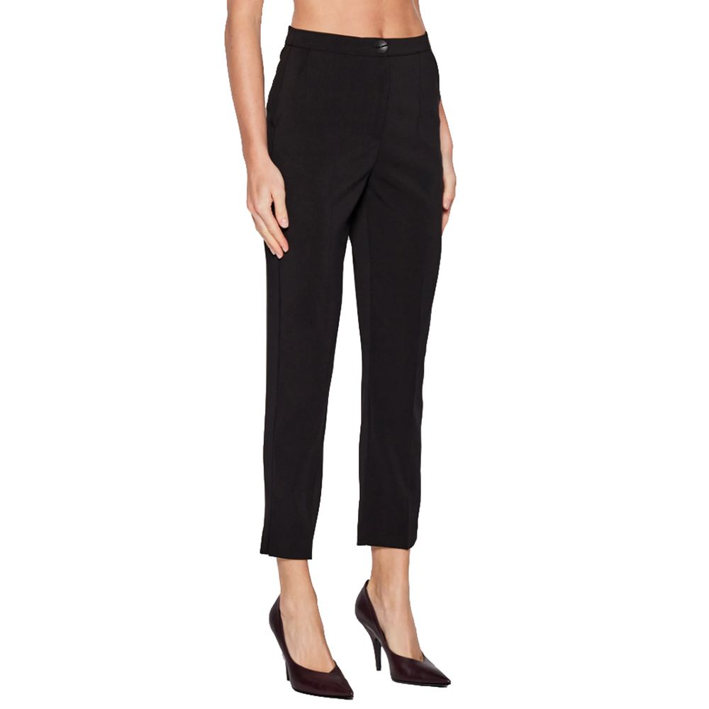 Chic High-Waist Cigarette Trousers - SEHABRANDS