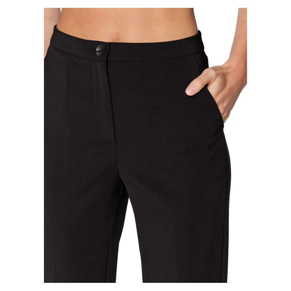 Chic High-Waist Cigarette Trousers - SEHABRANDS