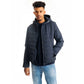 Sumptuous Blue Hooded Technical Jacket - SEHABRANDS