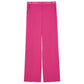 Elegant Fuchsia Palazzo Trousers - SEHABRANDS