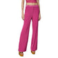 Elegant Fuchsia Palazzo Trousers - SEHABRANDS