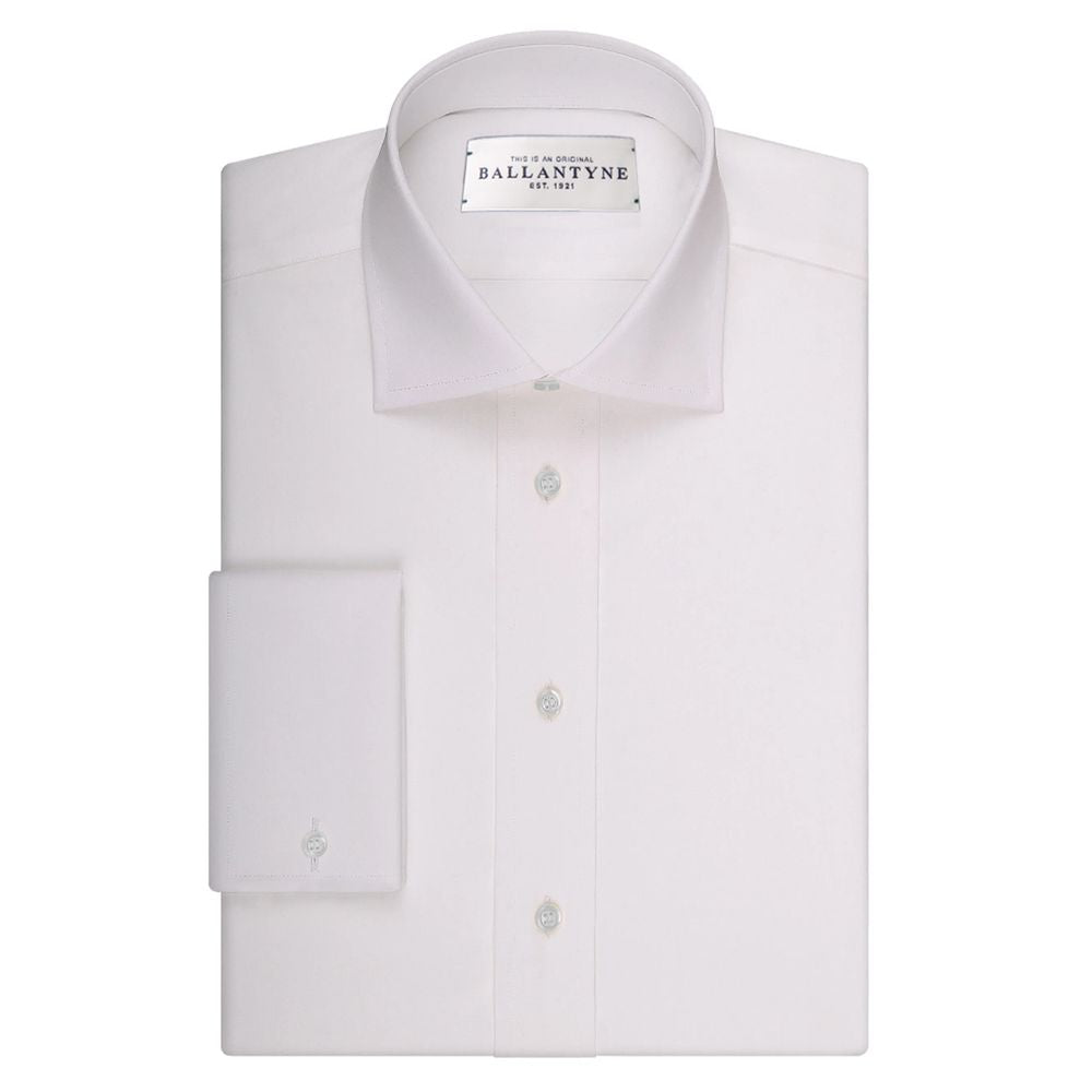 White Cotton Men Shirt - SEHABRANDS