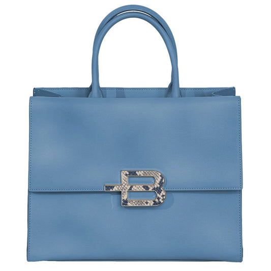 Chic Calfskin Handbag with Magnet Detail - SEHABRANDS