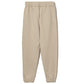 Chic Beige Cotton Sweatpants with Frayed Details - SEHABRANDS