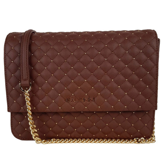 Chic Quilted Calfskin Shoulder Bag with Studs - SEHABRANDS