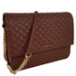 Chic Quilted Calfskin Shoulder Bag with Studs - SEHABRANDS