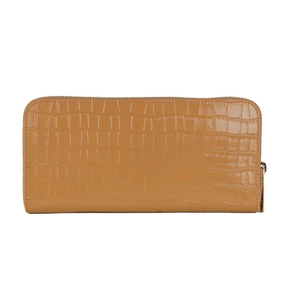 Elegant Croco Print Leather Wallet - SEHABRANDS