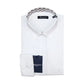 Elegant White Cotton Blend Shirt - SEHABRANDS