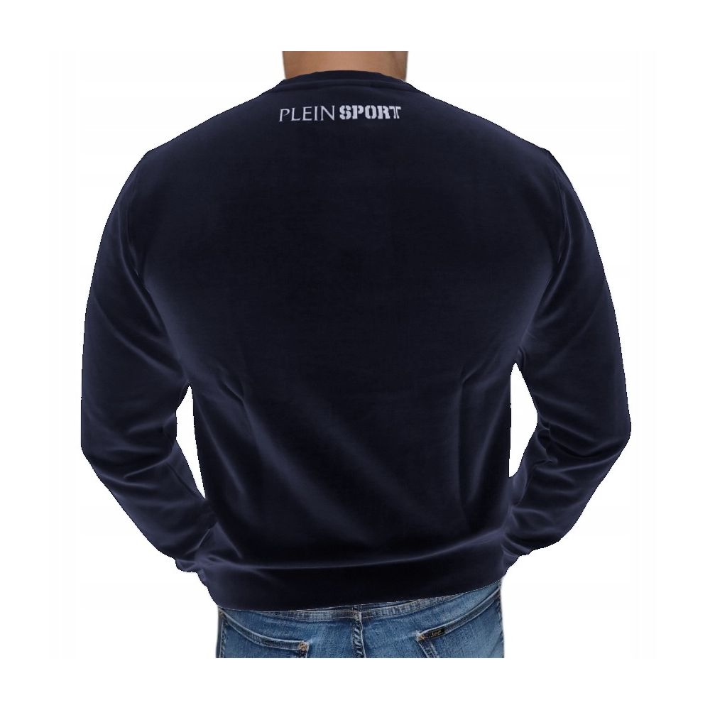 Blue Cotton Men's Sweater - SEHABRANDS