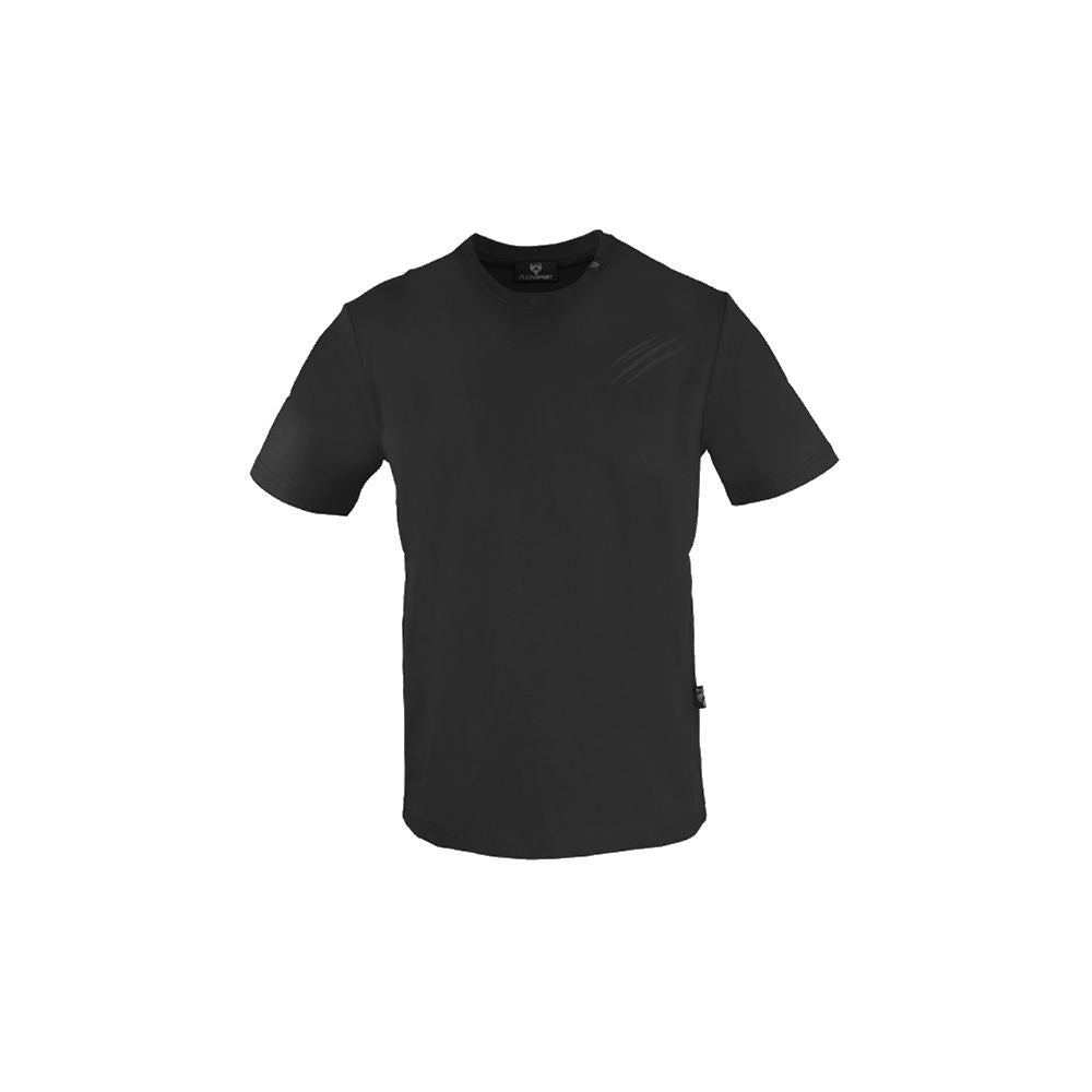 Sleek Cotton Tee with Signature Scratch Logo - SEHABRANDS