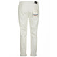 Elegant White Denim Trousers for Men - SEHABRANDS