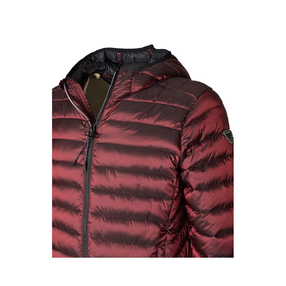 Elegant Pink Padded Jacket with Hood - SEHABRANDS