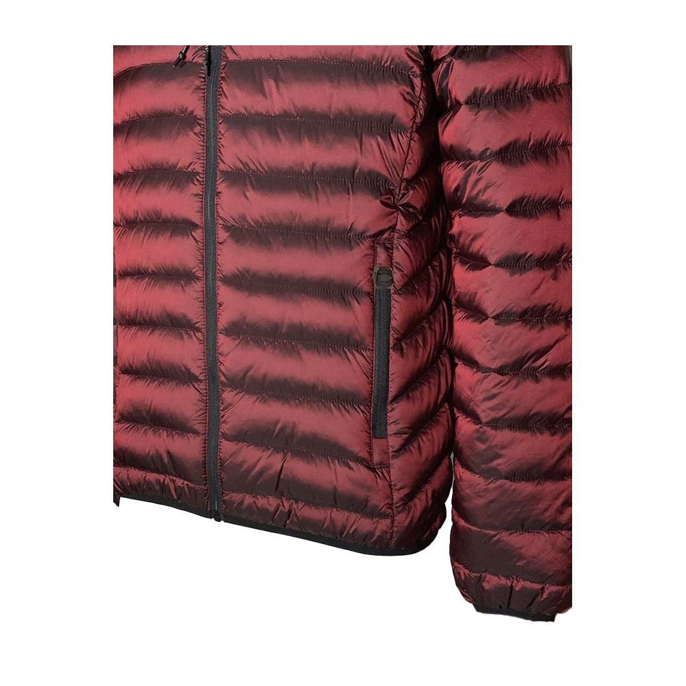 Elegant Pink Padded Jacket with Hood - SEHABRANDS