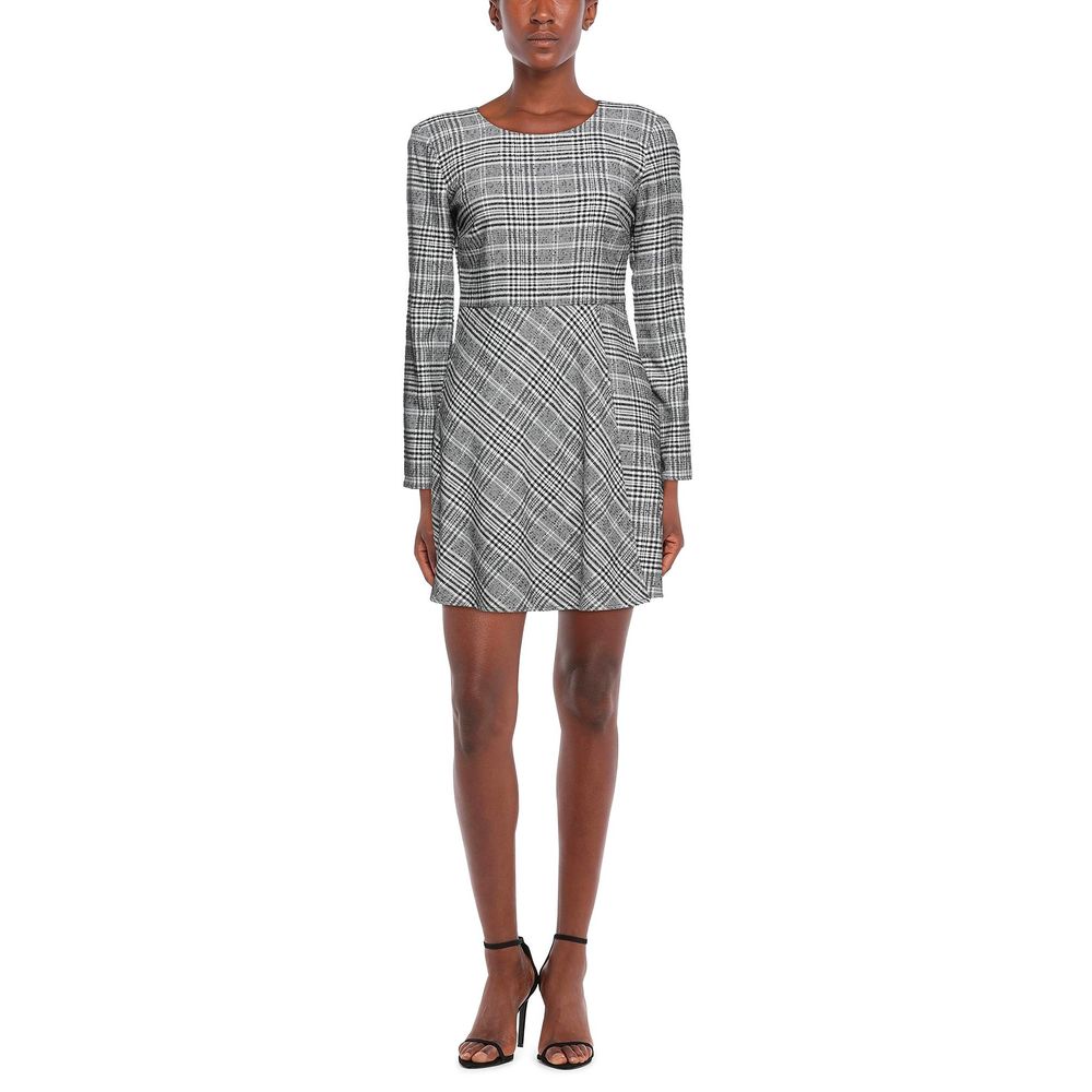 Chic Prince of Wales Check Short Dress - SEHABRANDS