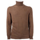 Elegant Cashmere Turtleneck Sweater in Brown - SEHABRANDS