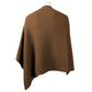 Elegant Cashmere V-Neck Poncho - SEHABRANDS