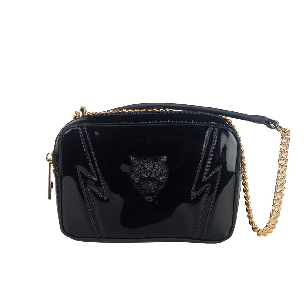 Elegant Black Chain Strap Shoulder Bag - SEHABRANDS