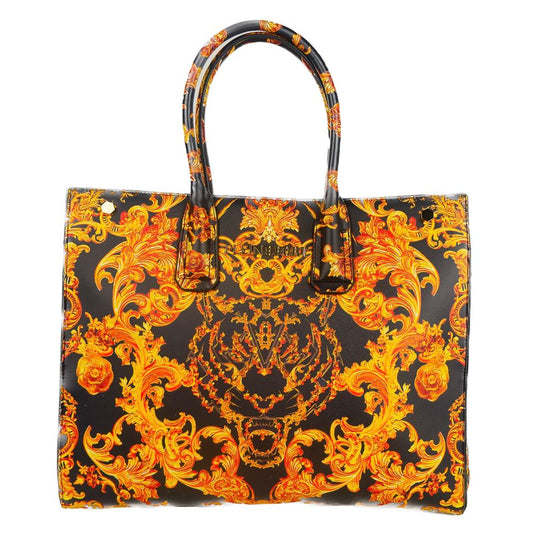 Elegant Black Shopper with Golden Accents - SEHABRANDS