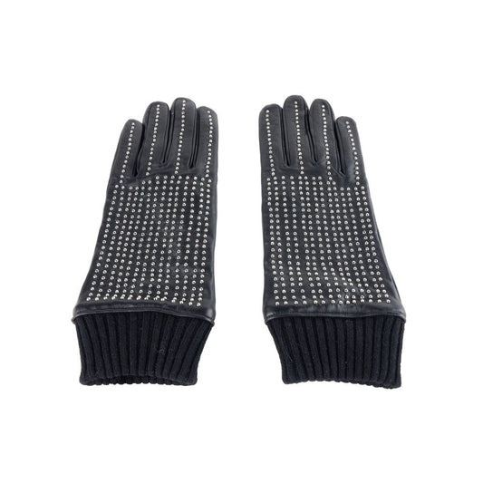 Black Lambskin Men Glove - SEHABRANDS