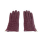 Red Lambskin Women Glove - SEHABRANDS