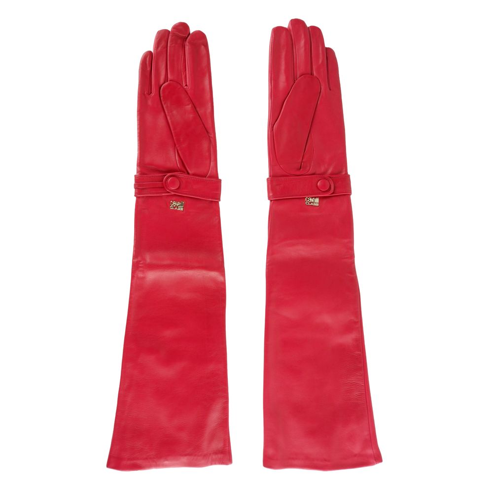 Red Lambskin Women Glove - SEHABRANDS