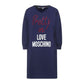 Love Moschino Blue Cotton Women Dress