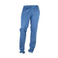 Elegant Light Blue Italian Summer Trousers - SEHABRANDS