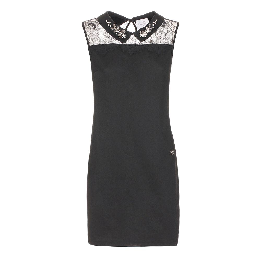 Black Polyester Women Dress - SEHABRANDS