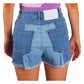 Chic Raw Hem Denim Shorts - SEHABRANDS