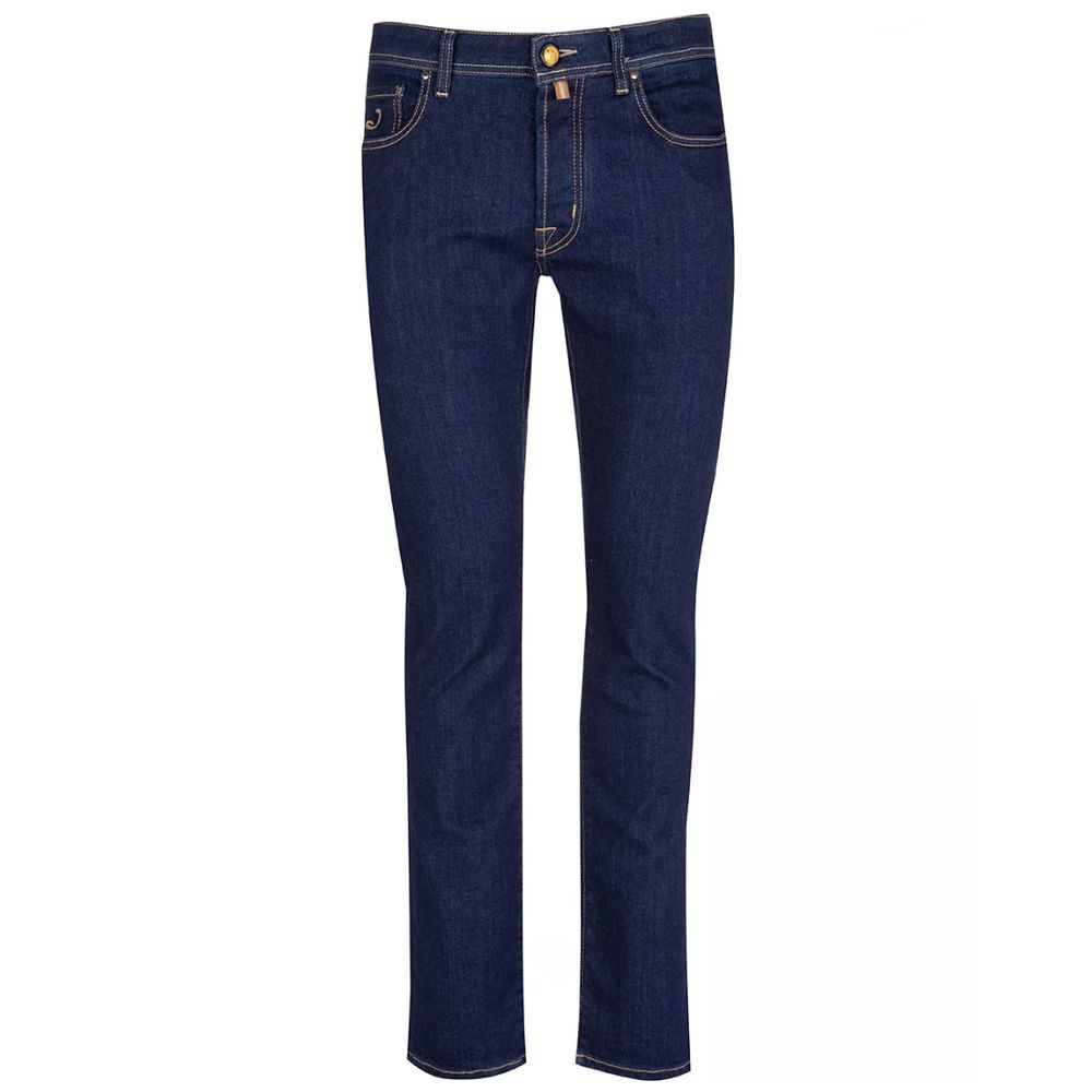 Elegant Dark Blue Bard Jeans - SEHABRANDS