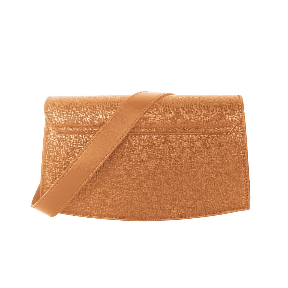 Brown Polyethylene Women Crossbody Bag - SEHABRANDS