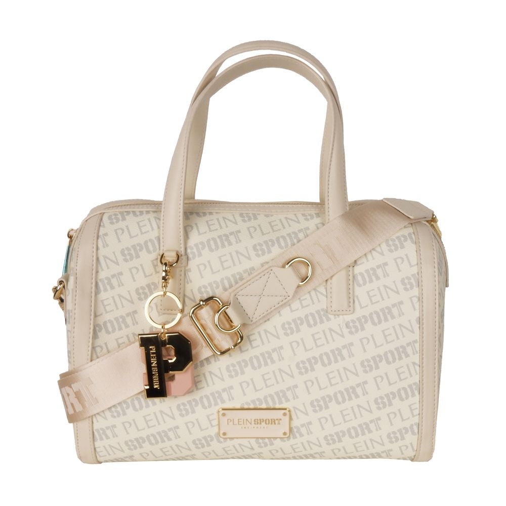 Chic White Eco-Leather Crossbody Bag - SEHABRANDS