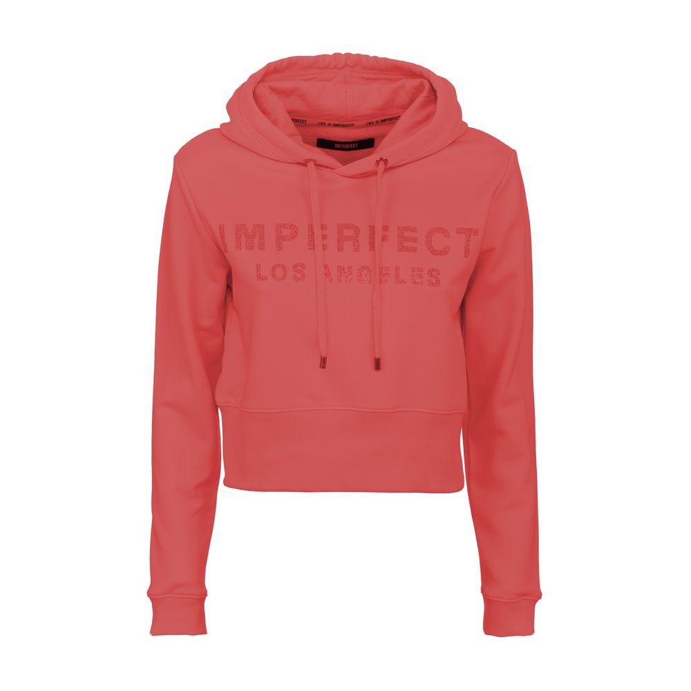 Red Cotton Women's Hoodie - SEHABRANDS