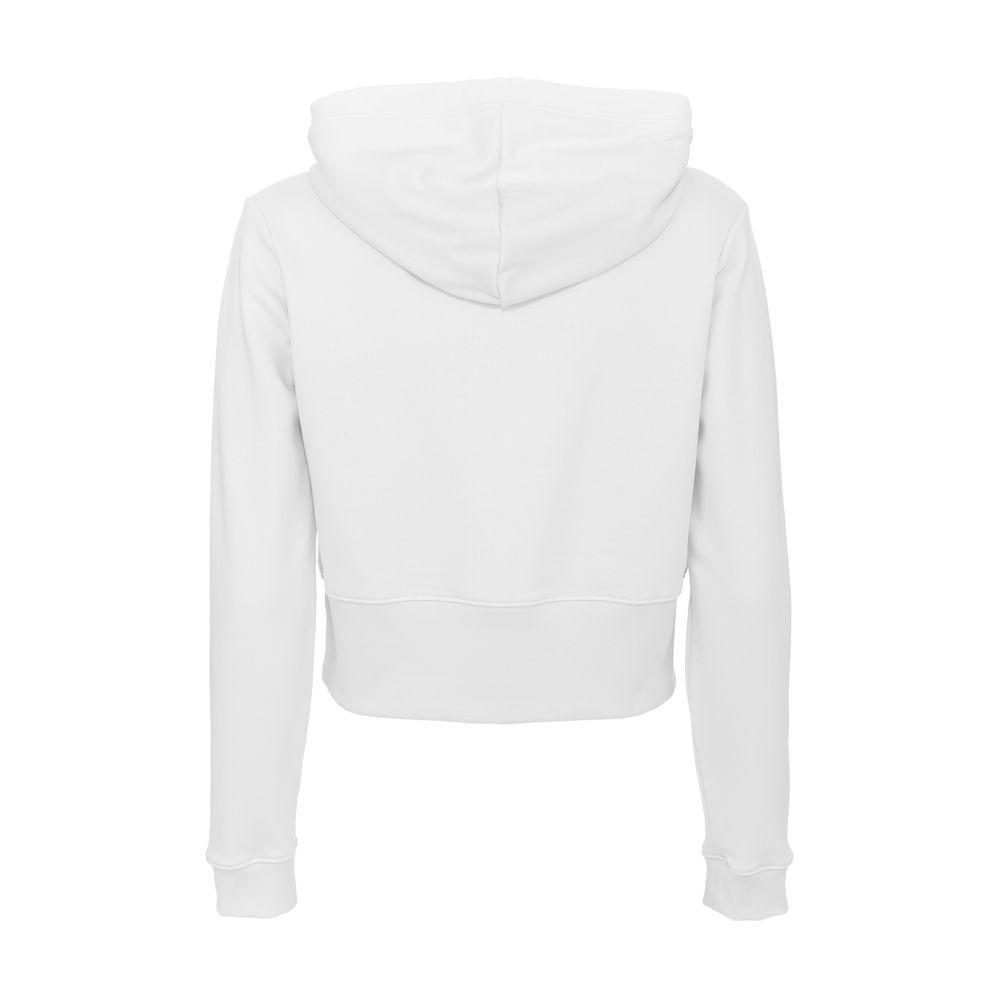 White Cotton Womens Hoodie - SEHABRANDS