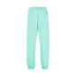 Emerald Cotton Trousers with Logo Detail - SEHABRANDS