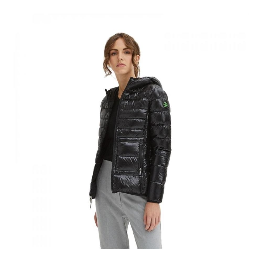 Black Nylon Women Jacket - SEHABRANDS