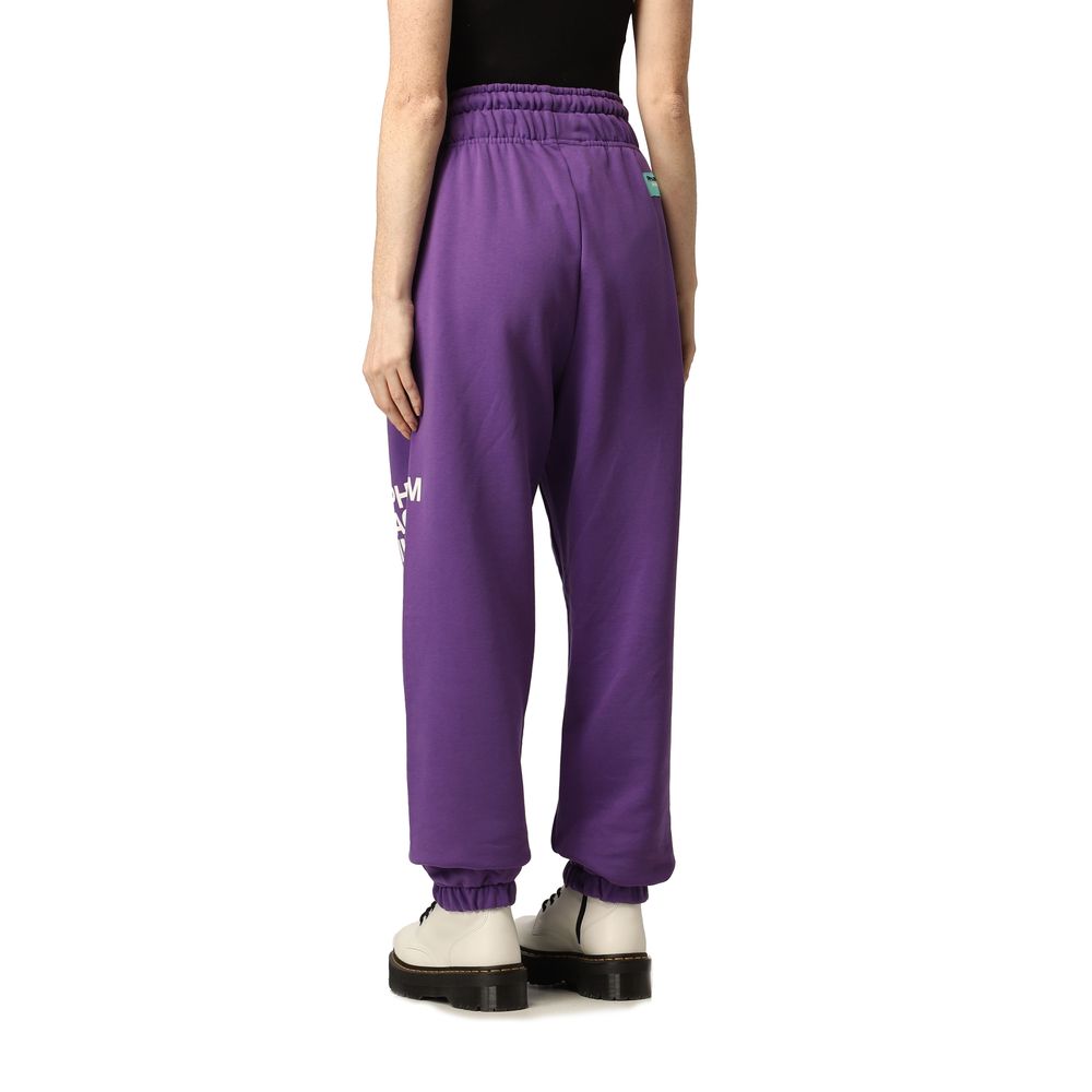 Purple Cotton Women Pant - SEHABRANDS