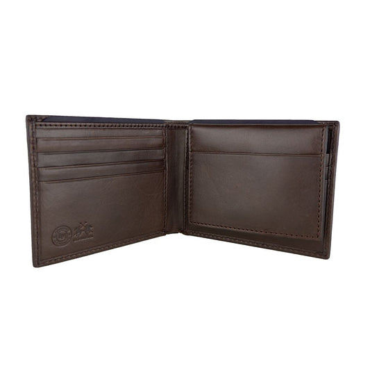 Brown Leather Men Wallet - SEHABRANDS