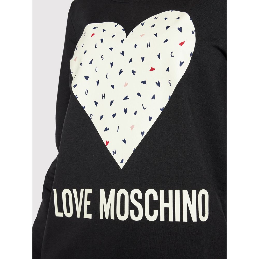 Chic Blue Cotton Love Moschino Dress - SEHABRANDS