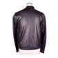 Sleek Black Genuine Leather Jacket - SEHABRANDS