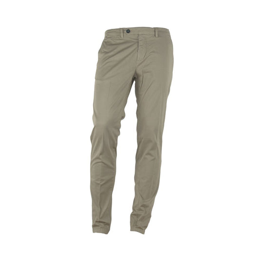 Elegant Beige Summer Trousers for Men - SEHABRANDS