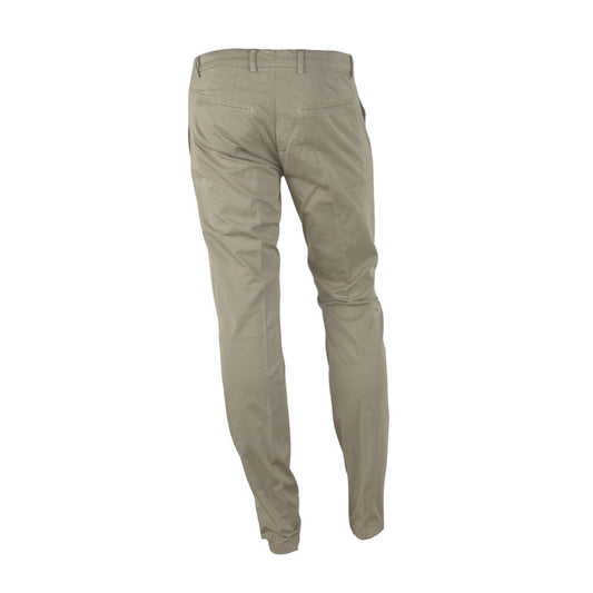 Elegant Beige Summer Trousers for Men - SEHABRANDS