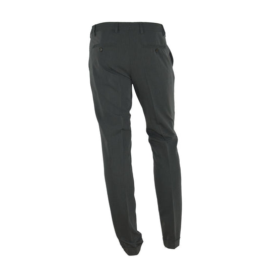 Elegant Italian Gray Trousers for Men - SEHABRANDS