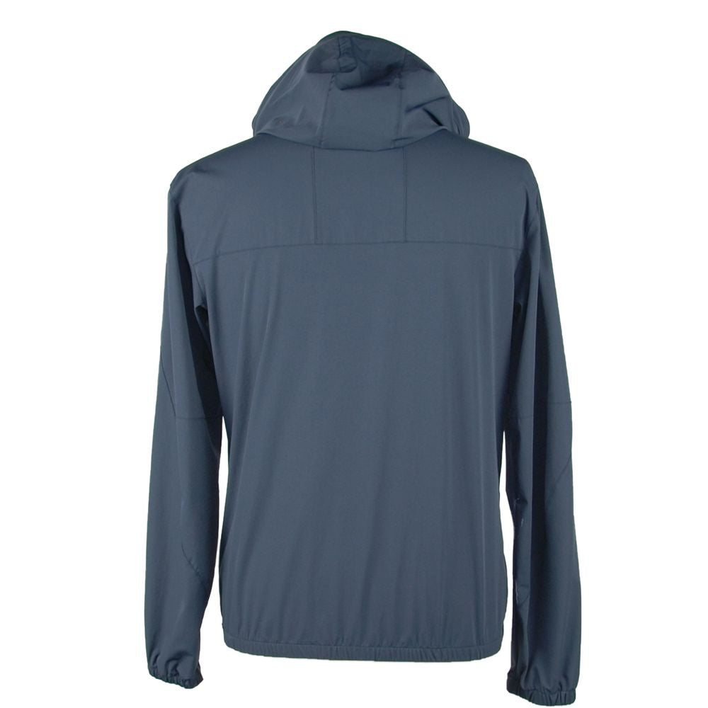 Blue Synthetic Men's Jacket - SEHABRANDS