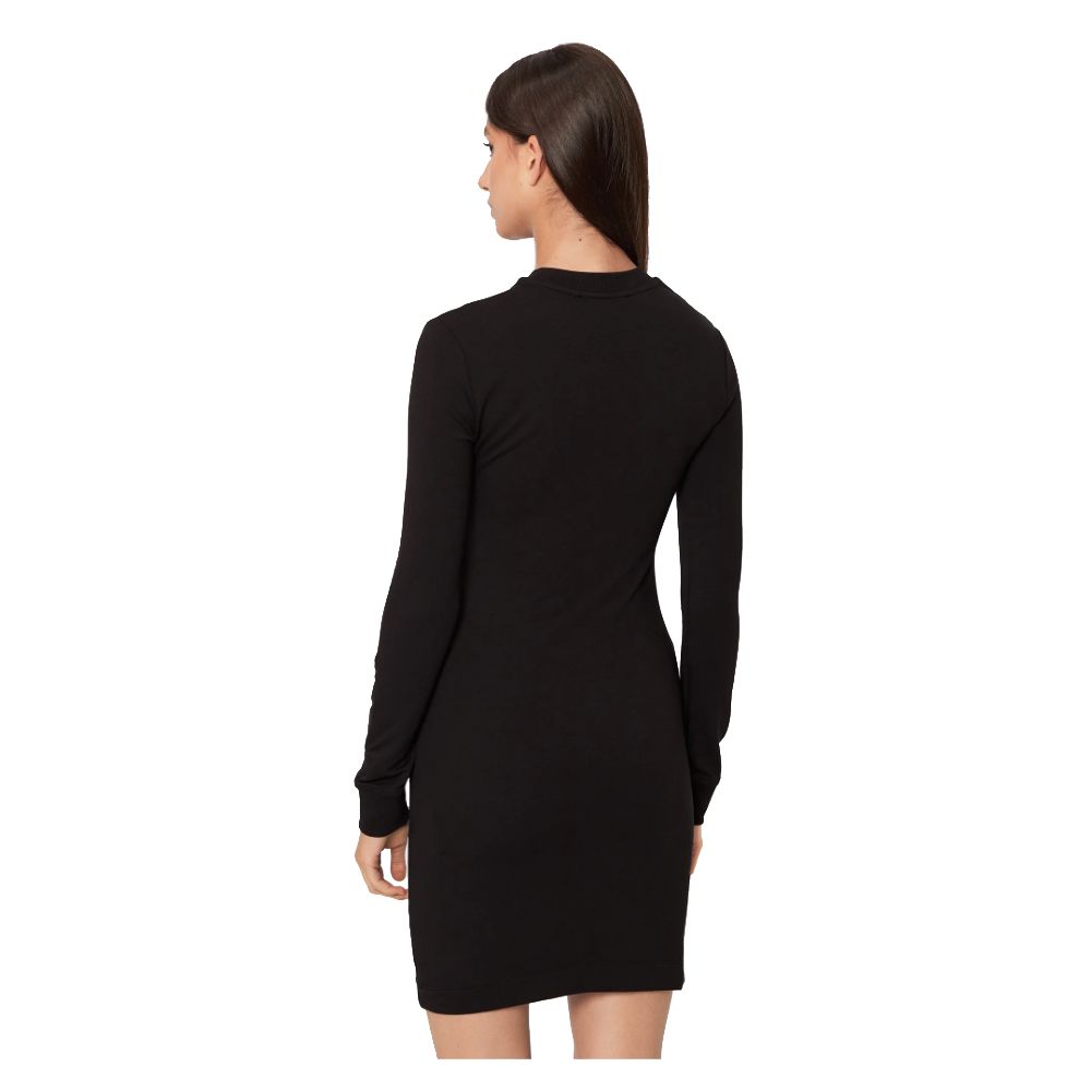 Chic Cotton Blend Logo Dress - SEHABRANDS