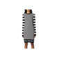 Elegant Striped Knit Dress with Long Sleeves - SEHABRANDS