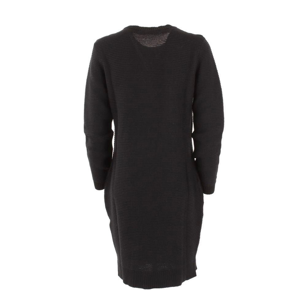 Chic Heart Pattern Knit Wool-Blend Dress - SEHABRANDS