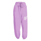 Chic Purple Cotton Sweatpants with Logo - SEHABRANDS